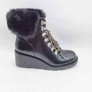 COPY - INC INTERNATIONAL CONCEPTS Hannia Wedge Booties Color Black Size 6